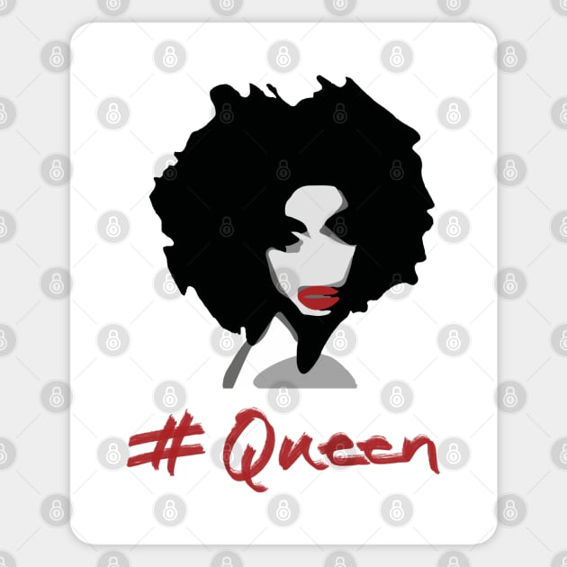 Queen Sticker by Juba Art